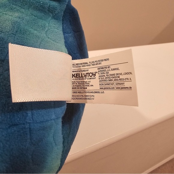 Squishmallows 14inch Damien The Blue Textured Dinosaur‎ Child's Ultra Soft - Picture 4 of 8